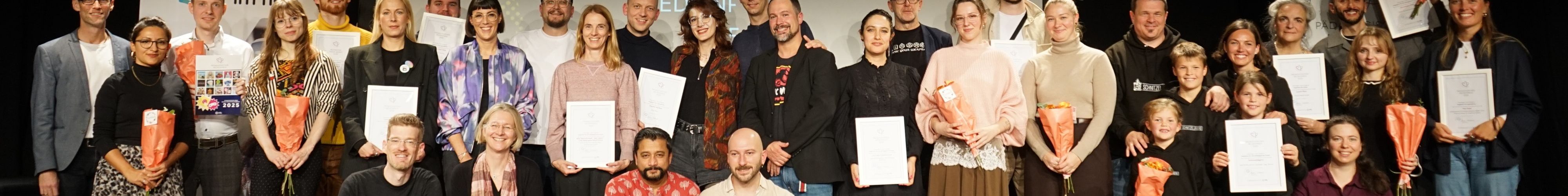 Gruppenfoto aller Preisträger